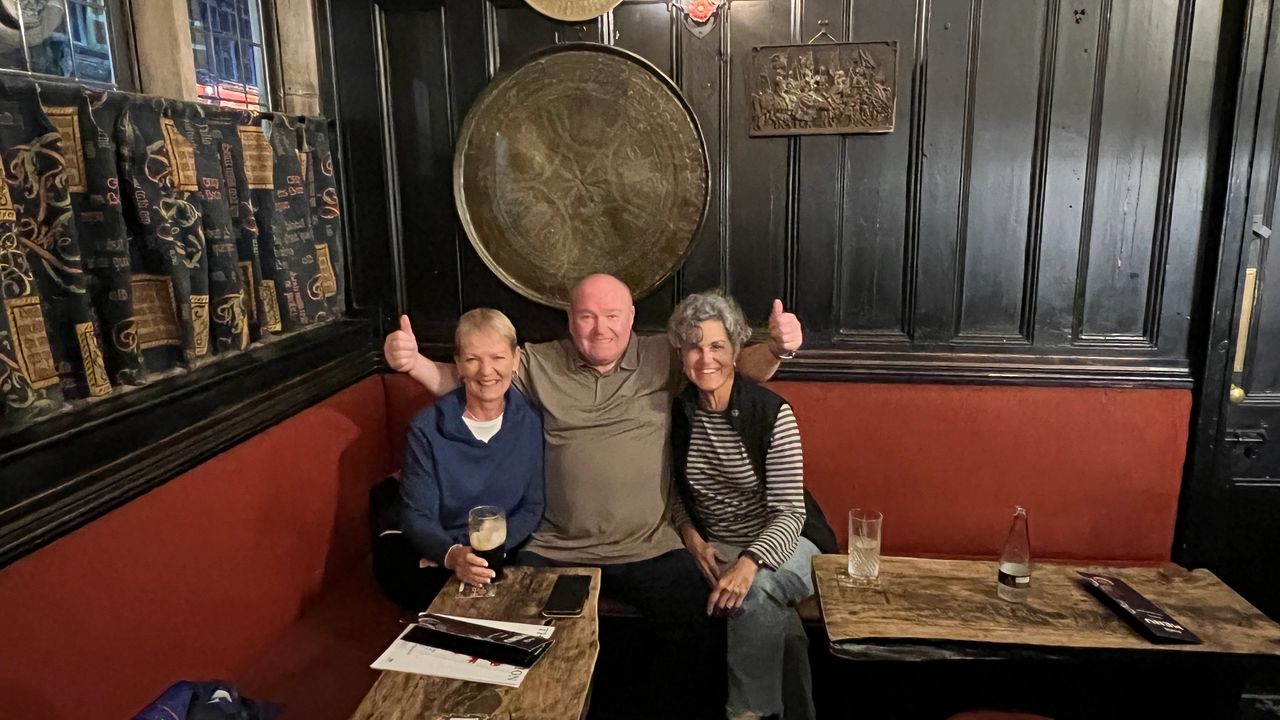 Hanging with the locals at the Pub