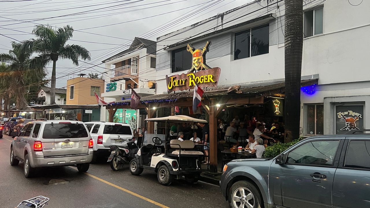 Dinner at Jolly Rogers in Sosua