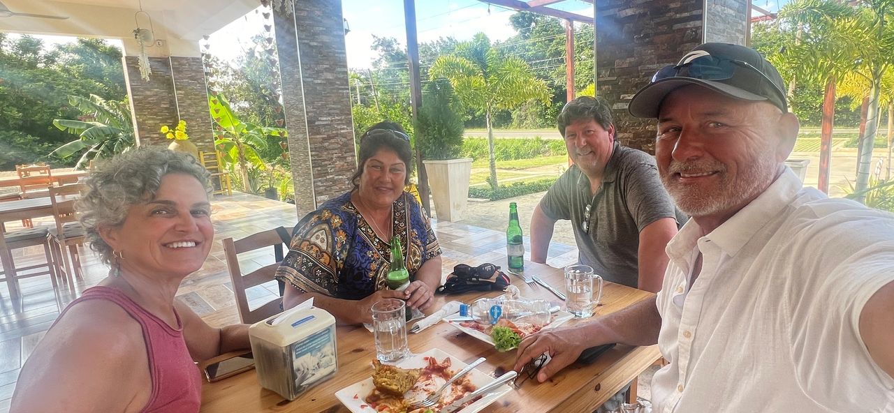 Beers and Shrimp Baskets with Friends