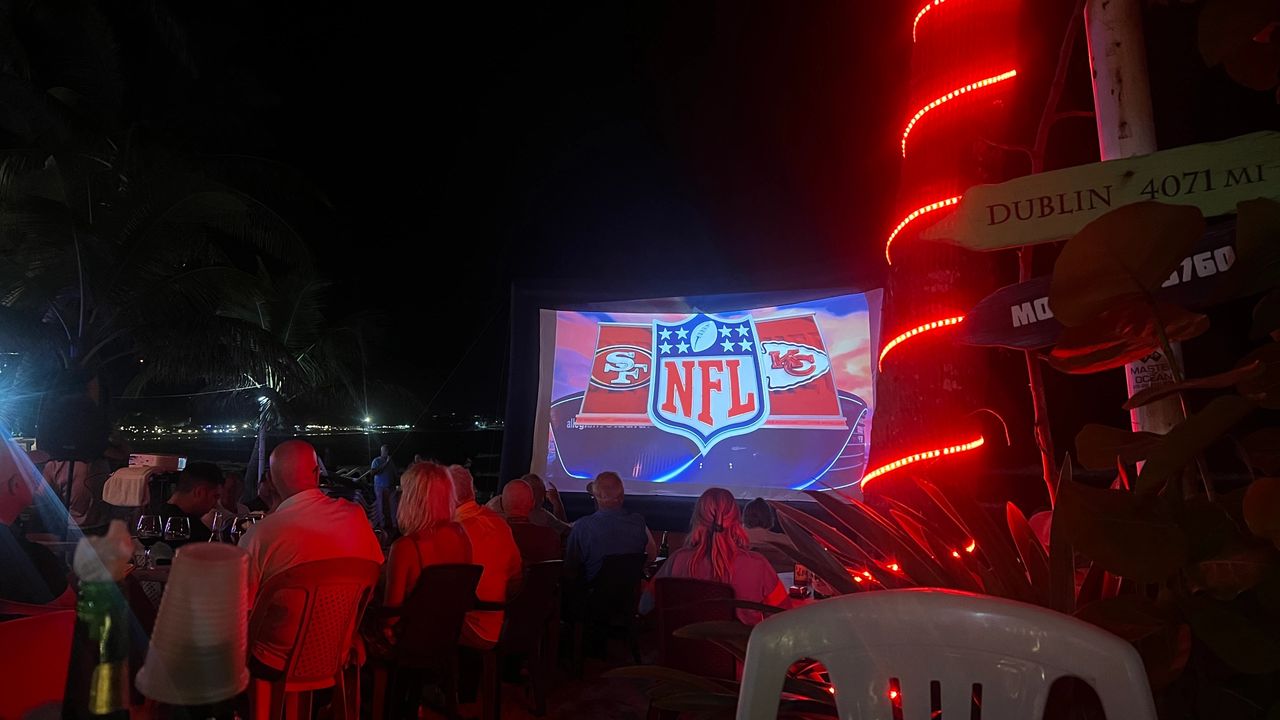 Big Screen on the Beach