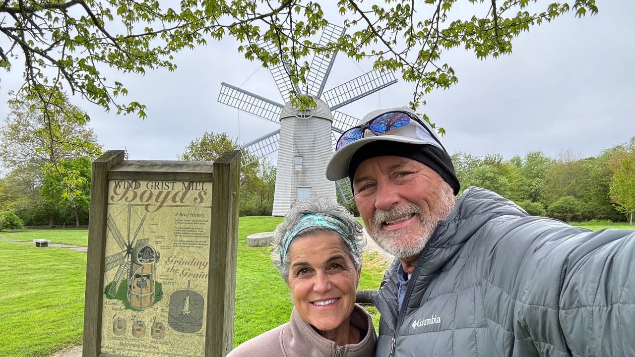 windmill next to RV park