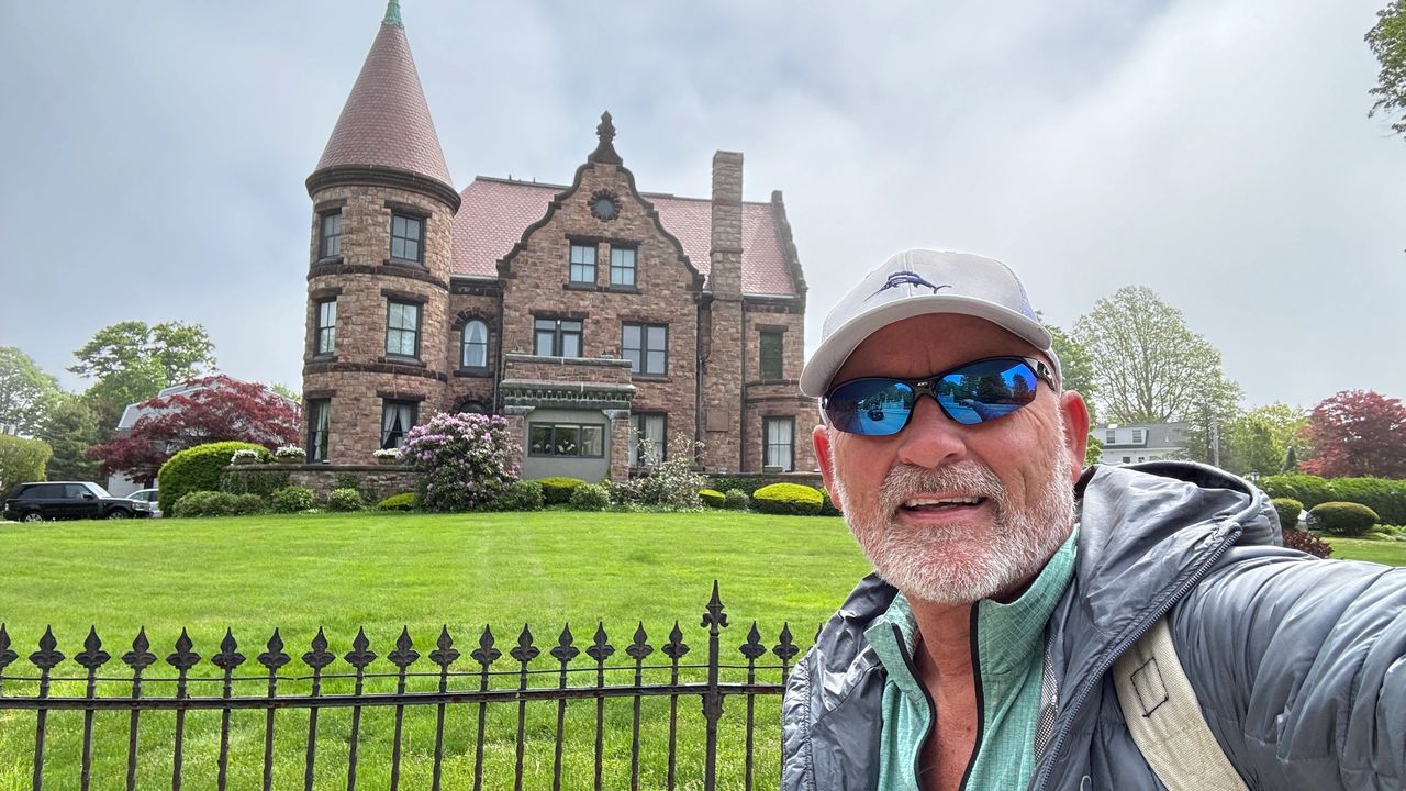 Big house on bike ride