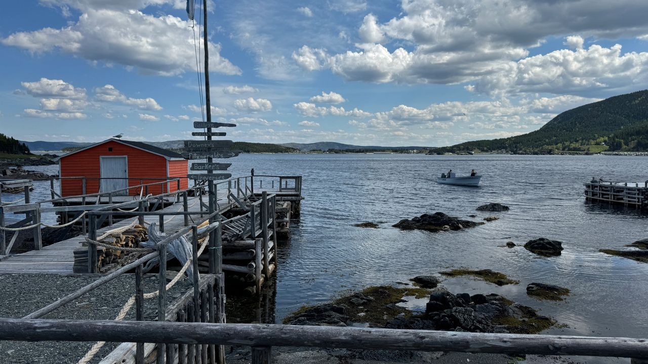 View of RV's from otherside of Bay