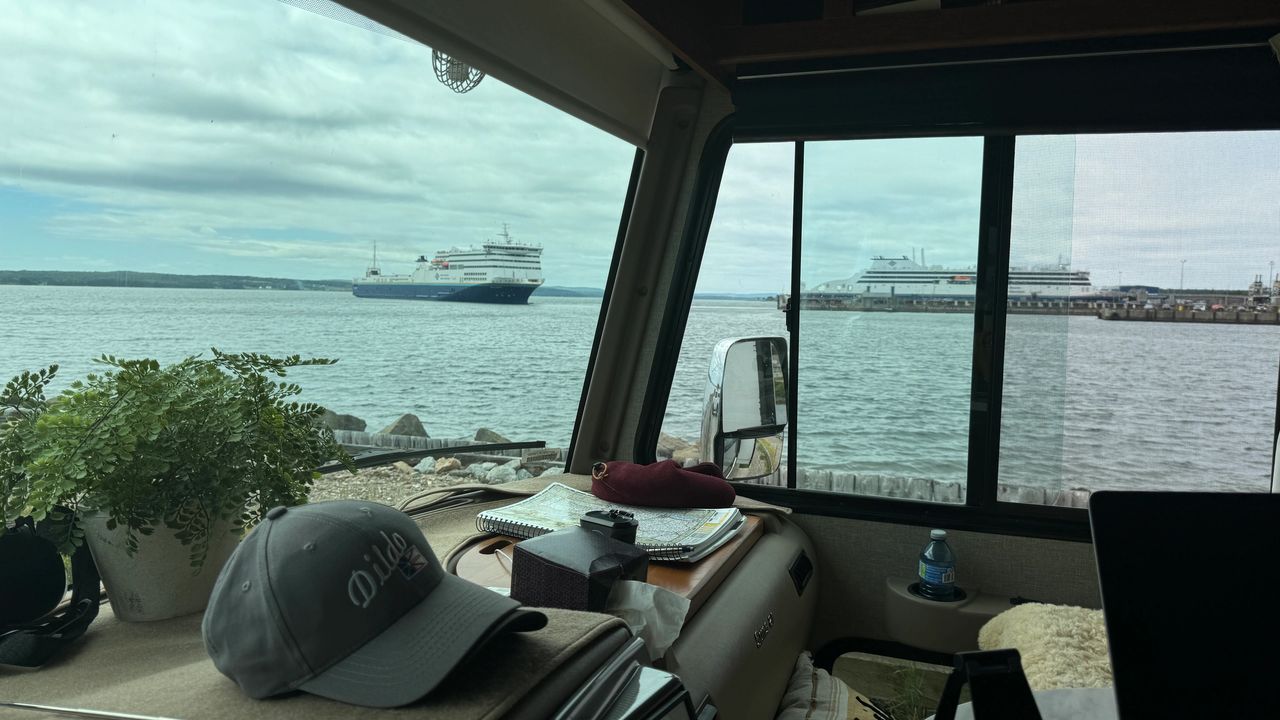 Busy Ferry Terminal in Sydney